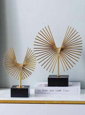 L0金COX摆属关飞鹰摆件创意客厅酒柜电视柜设欧V式美式玄轻奢工艺