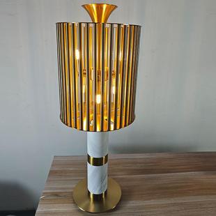 大理石底座厅台酒店别室墅高档接待茶休闲454软装摆件吧装饰客台