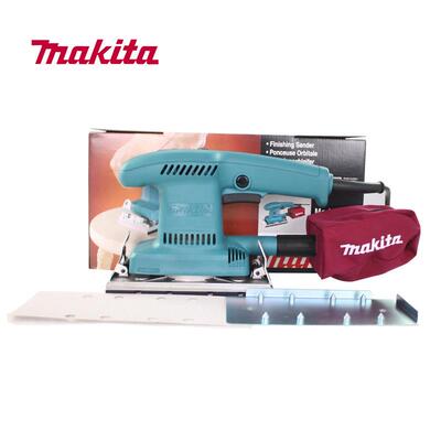 牧田砂光机抛打光机磨机纸机BO3700腻子木工电动家具B木材砂油漆O