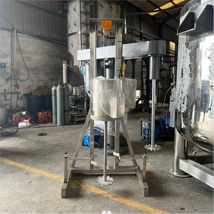 简易散机水性颜料QFJ搅拌机水性涂分料搅拌升机分散机移动降分散