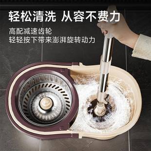 旋桶转式 甩干拖地743自动拖布 拖手洗家用把一拖净墩布2025新免款