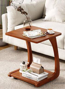 可移动边床网红收架客厅小户型沙发边柜边桌简约卧室头纳置59970