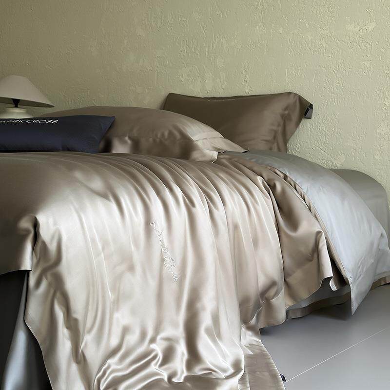 高端冷凝超100S奥利兰旦细精天丝四件套春夏丝滑轻奢凉无品牌/地