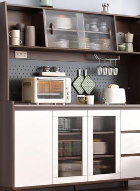 实木靠餐边现代简柜约35852客厅酒柜茶水柜厨房柜储物收纳柜橱柜