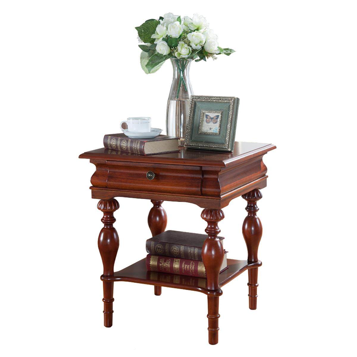 美式沙发家边几欧式STT角几床头柜用桌子侧边柜客厅边桌茶几小方