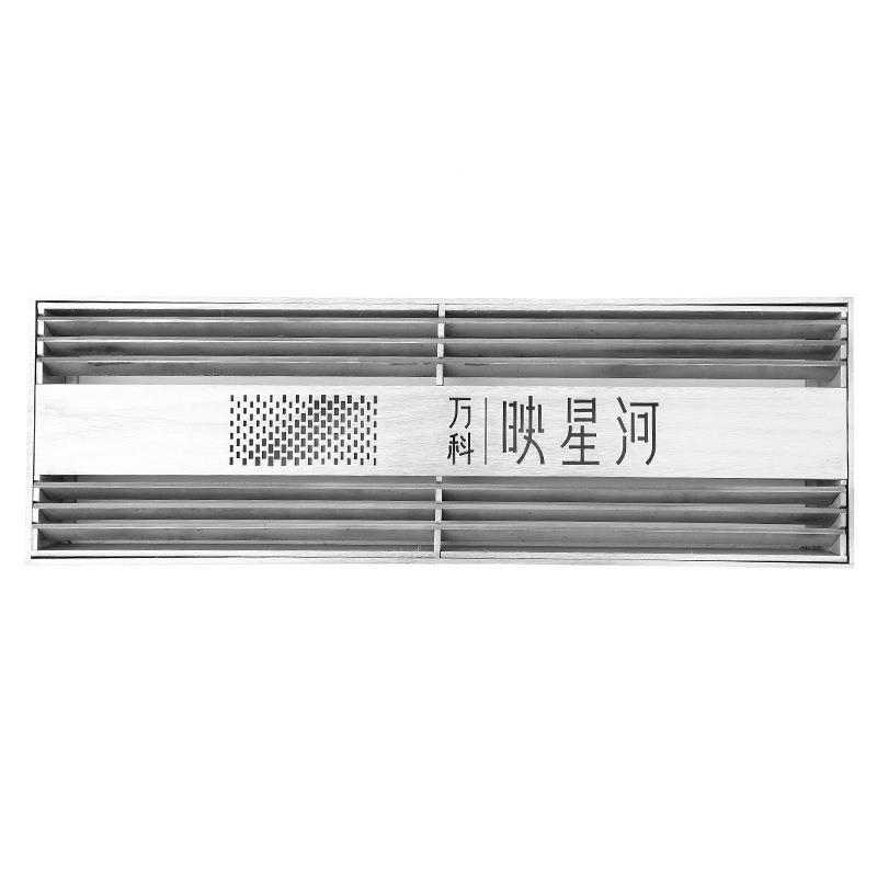 304锈钢水隐2形井盖方不形下道盖板01沙井盖装饰雨水污HQZ水井盖