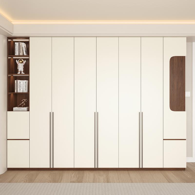 柜实木衣一门到组顶现代简约颗家用卧室粒板合开ARG门储物超高大
