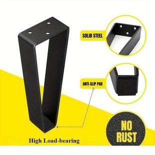 YRB扬昇艺简约办发公家具配件铁艺桌腿工床金属头柜沙凳子腿四个