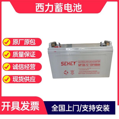 SEHEY/西力蓄电池 NPG 100-12/12V100AH机房配套电池原厂纸箱三年