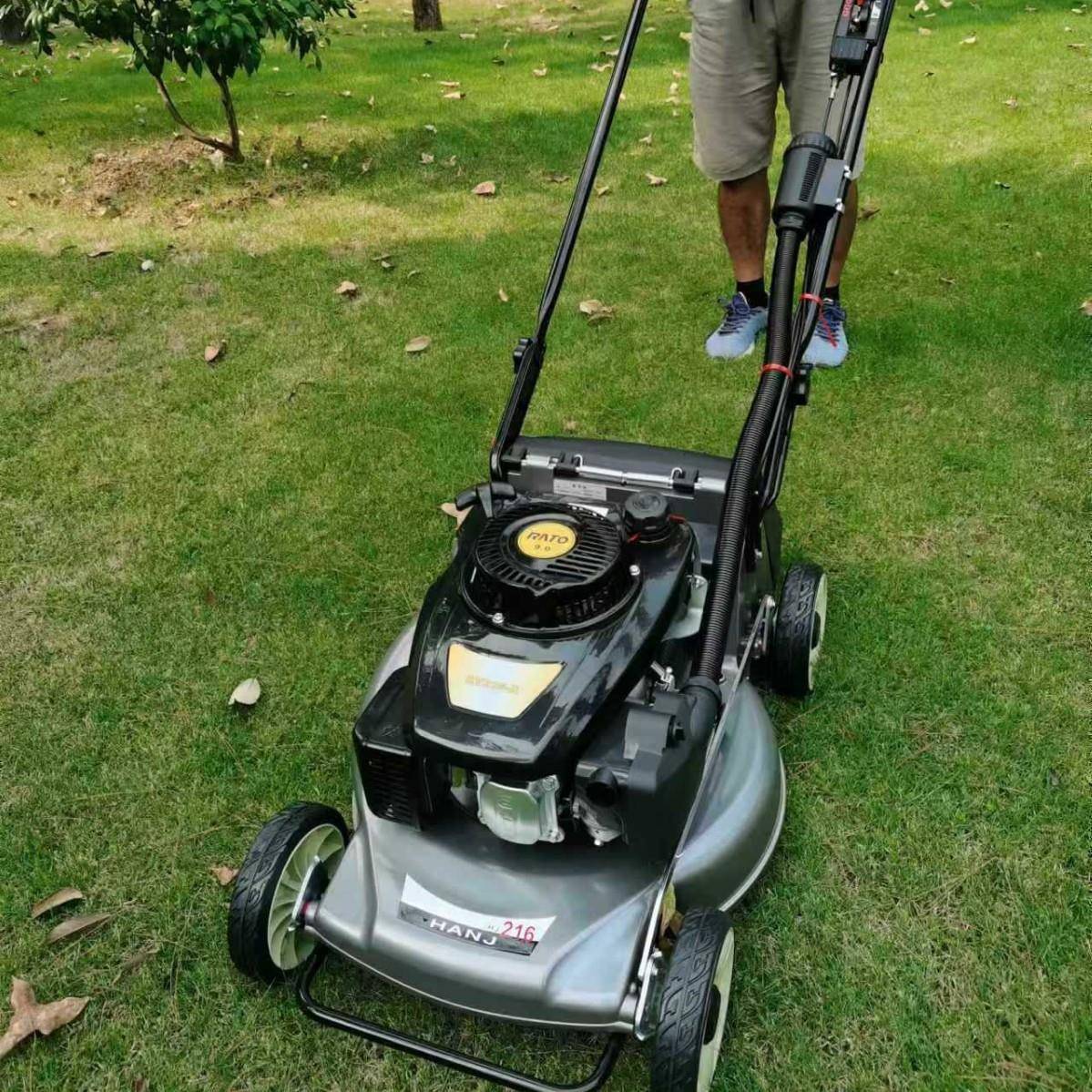 汽油功率割大草机坪草机四冲程汽油自打走手推式草机FKS剪草机除