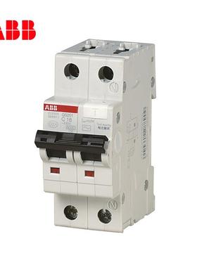 0ABB断路器GS2S01系BYJ列6A漏电保护6KA开关1P+N21AC-C6/0.0G3