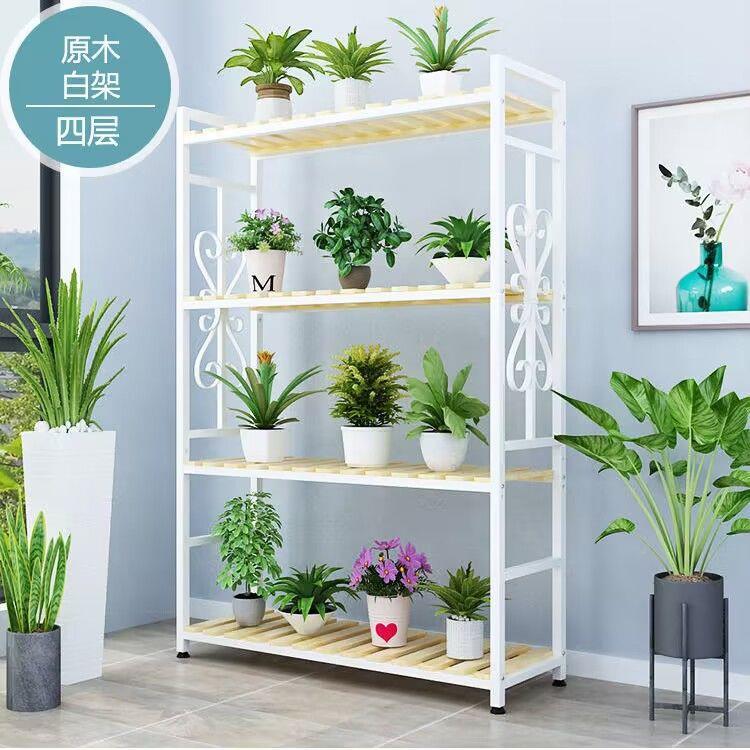 层全铁艺外CKG防水防室花腐多置物架架可移动带轮展示架多肉架绿