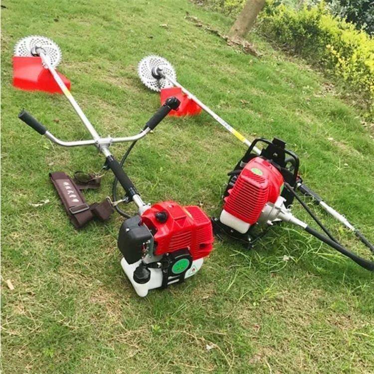 学用背负式割草机汽油机四冲程动力式斜跨除草果园苗ONH圃打草校