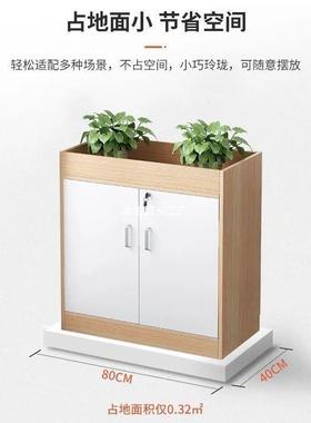 柜子包文件柜公室资料35369柜柜隔断柜木质花带锁办矮柜收纳柜储