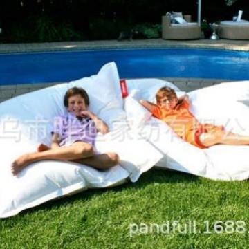 网红爆款涤沙纶懒人沙发P靠VC可折叠排背浮水上游乐躺椅浮床IEU发