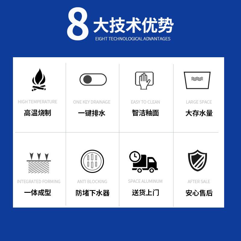 拖把池阳台小号陶瓷洗拖布池台控墩布池家用卫生间落地式水槽防溅