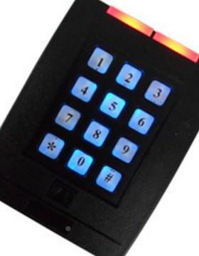 I密KR204门EPT-R21禁读头ID/MIC读卡器M1码键盘读卡器按键读头