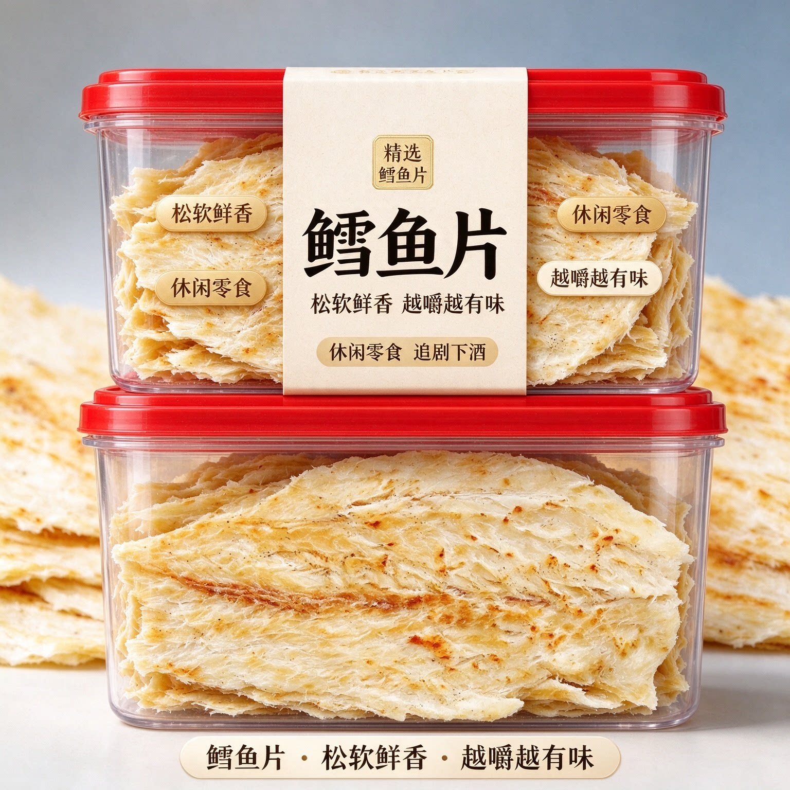 大连特产无糖无添加炭烤鳕鱼片