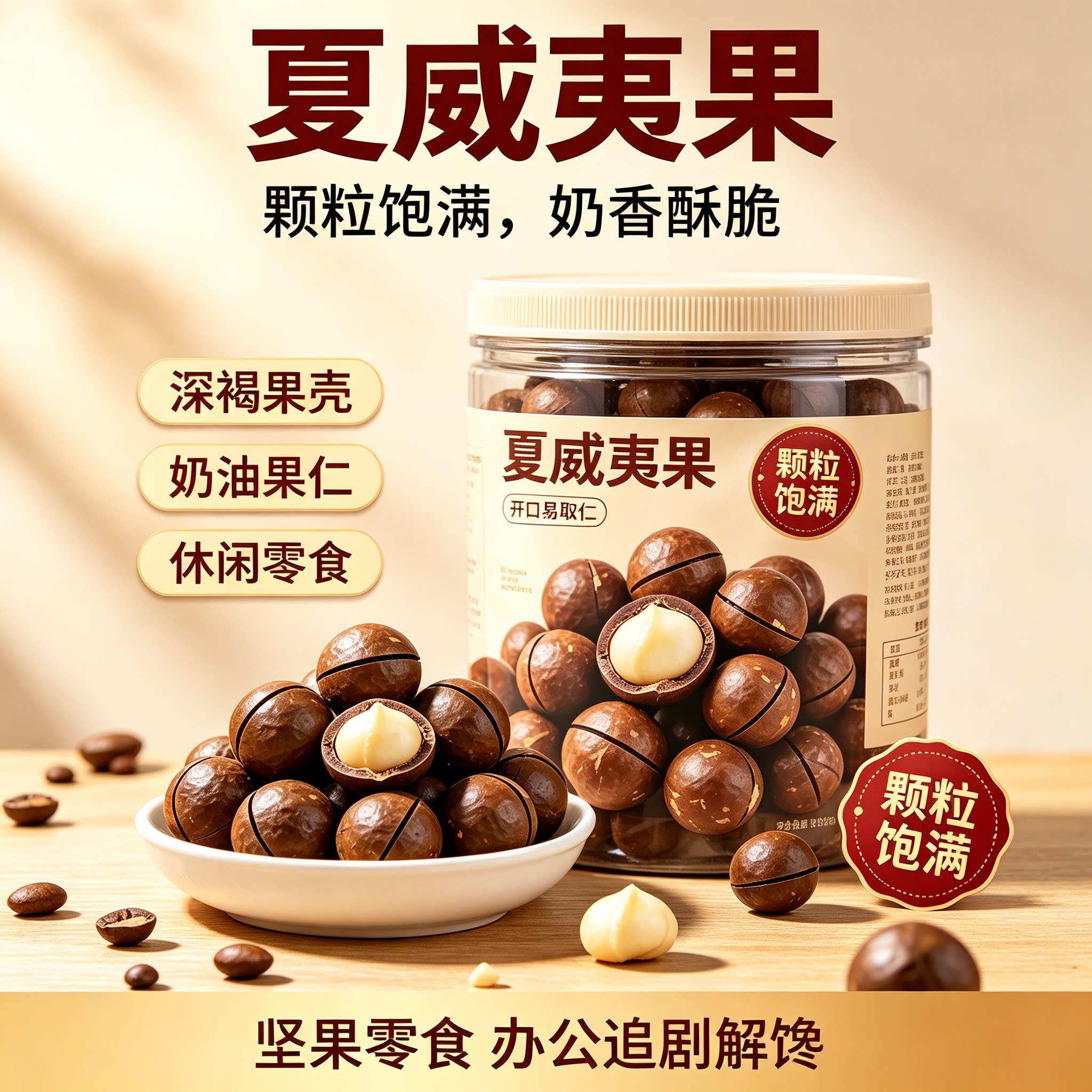 新鲜无添加云南夏威夷果仁