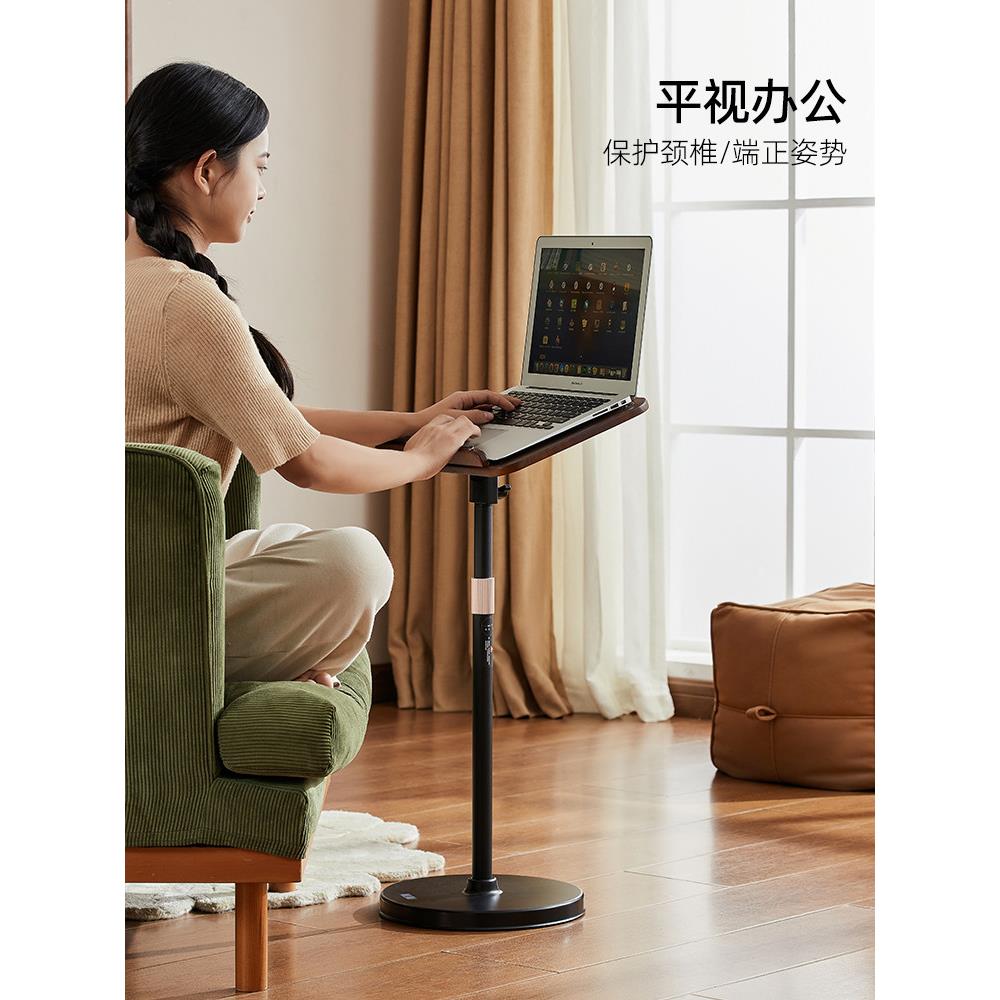 实木加厚可调节阅读架教室书房客厅落地乐谱架学生读书架轻奢覆古