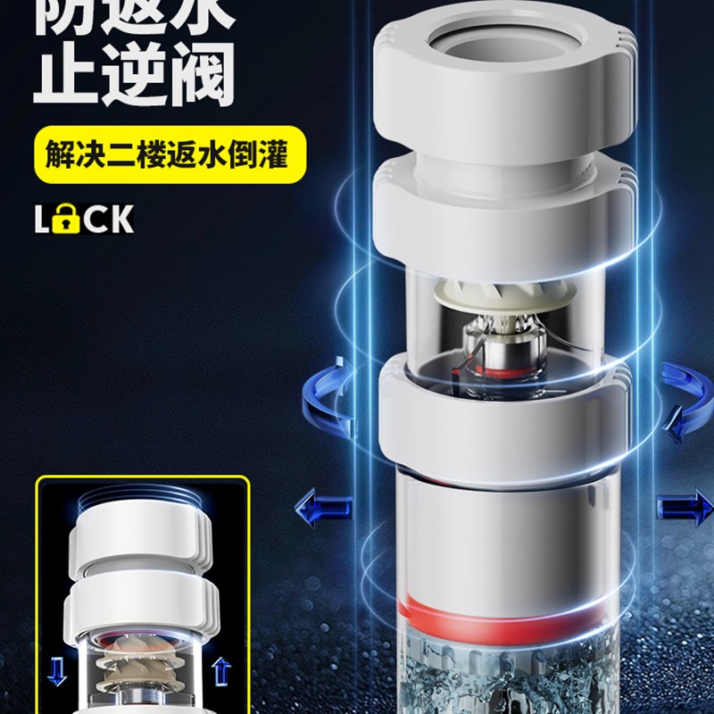 防臭密封圈下水管防返臭神器下水道堵口器排O水管密封塞防反水溢
