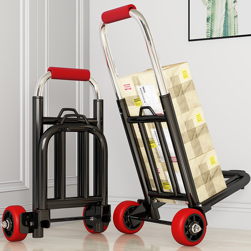 手拉车折叠搬运家用拖车拉货购物买菜手推车神器S轻便携行李小拉