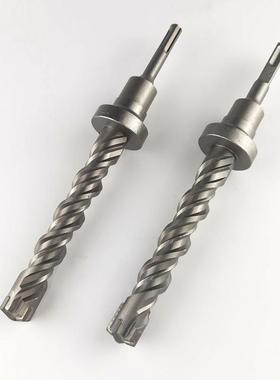 十字电IVZ锤钻头钢合金冲钨击钻混凝土四锚栓螺丝钻方头柄圆柄刃