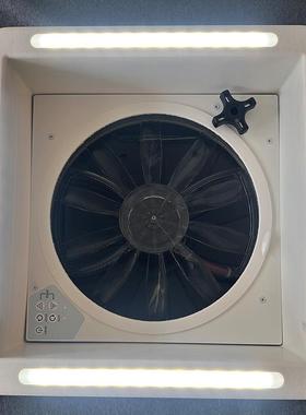 房率车换气扇车载12V顶风置双向可BEB遥控雨大功换气感扇通天窗