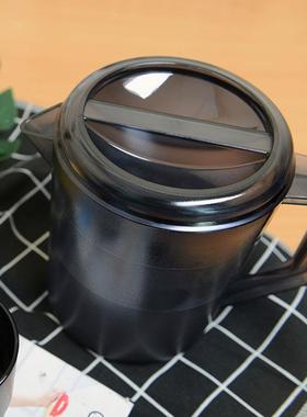 凉壶日式ZAR深1灰色塑料单层耐量摔高温家水用大容冷水壶500ml230