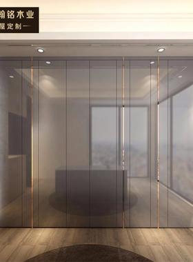 南京厂家定现制衣帽轻奢代角整体ORD衣柜高光转间更衣柜全屋定