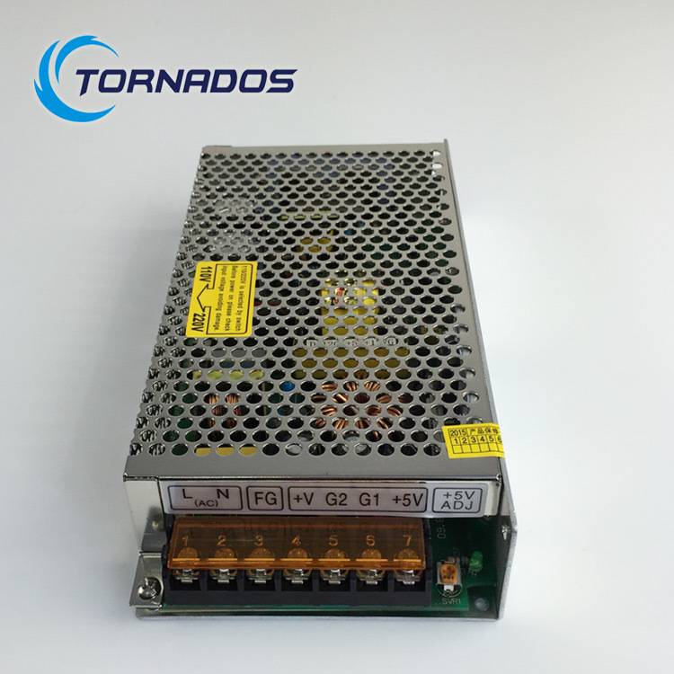 120W5V24V双路输出开关电源5V10A+24V3A双组直流工业电源D-120B
