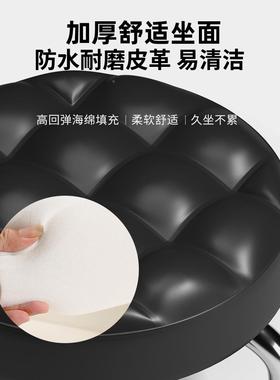 万向圆轮小凳子静UWD音滑轮童矮凳美缝儿凳带娃学步美甲凳带轮子