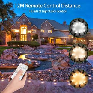 LED甲板灯三色HZT-1004温地灯埋调光调色楼灯路径灯户外灯道串橱