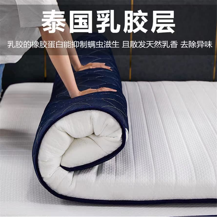 乳胶床垫软垫家用记忆棉1.2米宿舍单人学生海绵榻榻米席梦思加厚