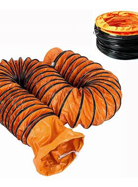 T抽风300mm备12寸5米PVC风排烟机风机隧道风管通设371软装通风管