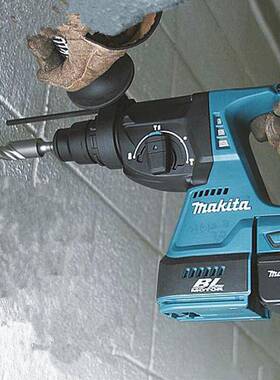 牧RZJ田makit1a转8充V锂电电式冲击钻电锤电镐多功能调速正反无刷