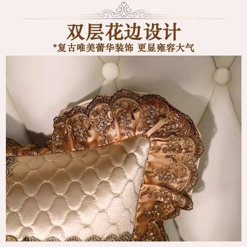轻奢沙发靠垫正方形抱枕靠背垫罩抱枕套欧式客厅家用靠枕套不含芯