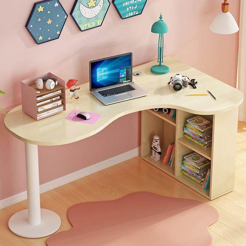 家用转角弧桌简约现代式办形电985台脑桌书桌书柜组合公桌诊疗桌,住宅家具,电脑桌,淘宝优惠券,粉丝福利购,淘宝优惠卷