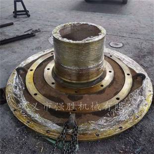 商球GKX磨批机配件制造量制作球磨机大小齿轮联端盖过桥轴器