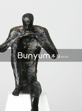 北欧式家居e软装饰品创意艺术抽象人物雕塑软装饰品摆件售楼处摆