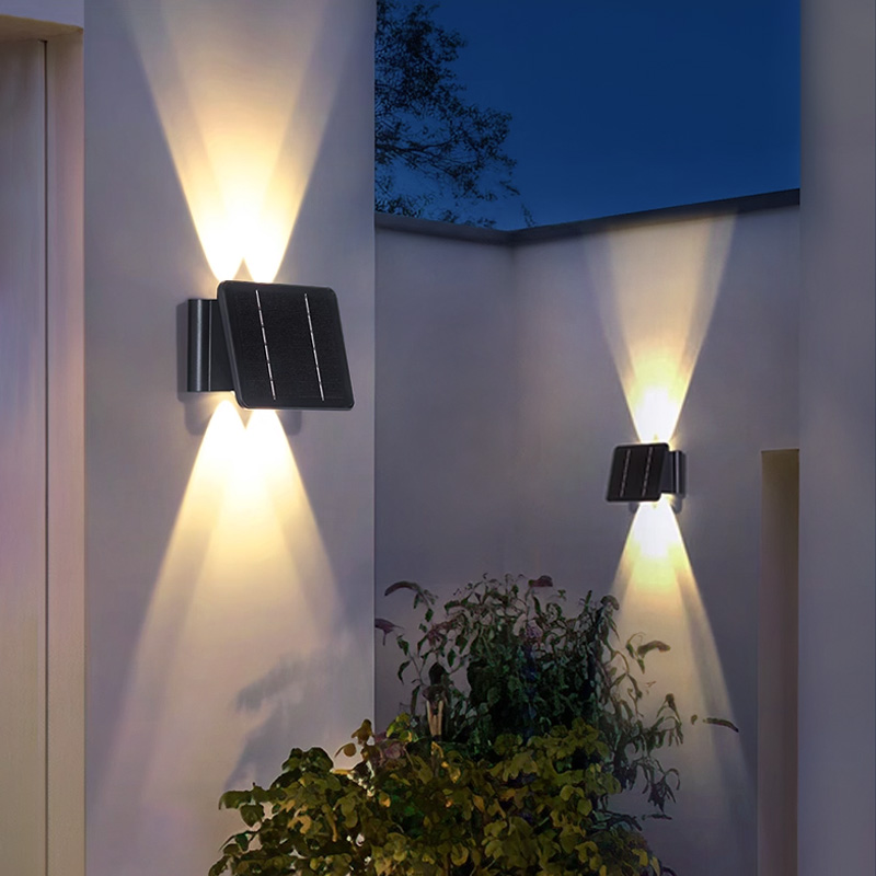 户外壁灯防水庭院壁灯太阳t能壁灯室外背景墙装饰别墅大门门口壁