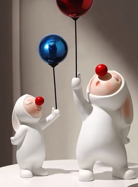 简约轻奢气球电视柜p入户玄关装饰家居摆件客厅乔迁新居礼物