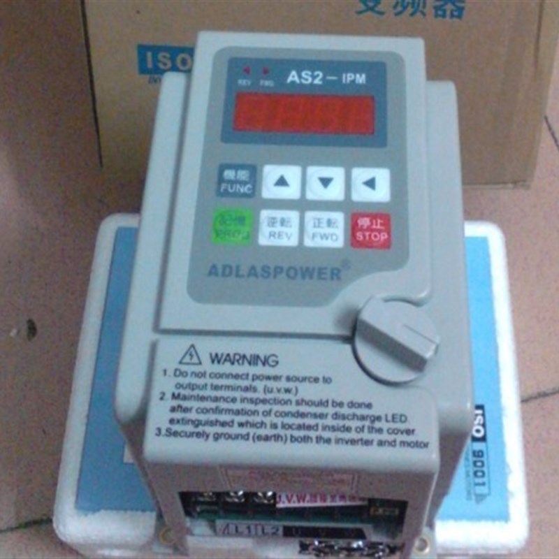 利变频器AS2-107D/1q04/107/107/单相220V输入三相220V输出