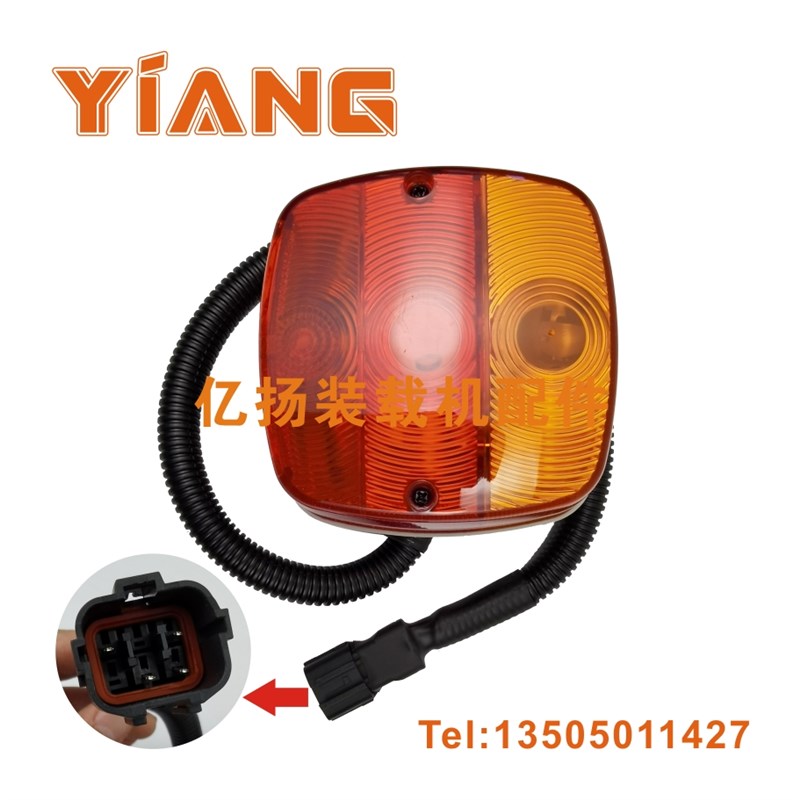 临工装载机配件9220 955F 956铲车前照明组合大灯后尾灯雨刮电机图片