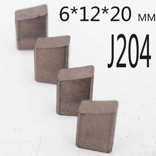 碳刷架 6*12 人字形铜碳刷架 含铜碳刷 J204 孔直径10或12MM
