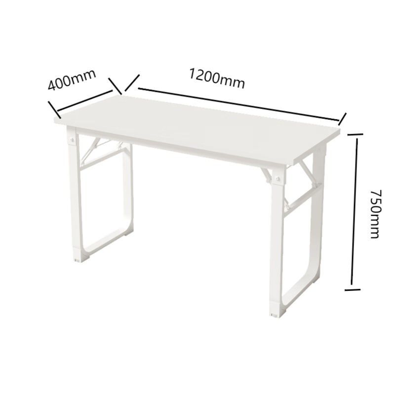 海艾珈培训桌办公桌可折r叠长条桌会议桌椅组合1.2米单层双人含两