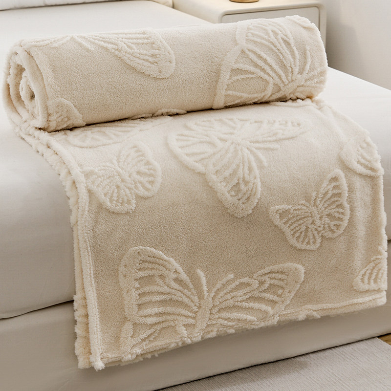 夏季塔芙绒毛毯午睡办公室空调沙发盖F毯学生单人披肩膝盖小毯子