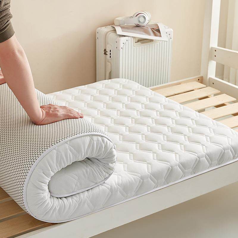 加厚乳胶无品牌/记忆棉复合床垫家用垫人学生宿榻榻软米垫单床折