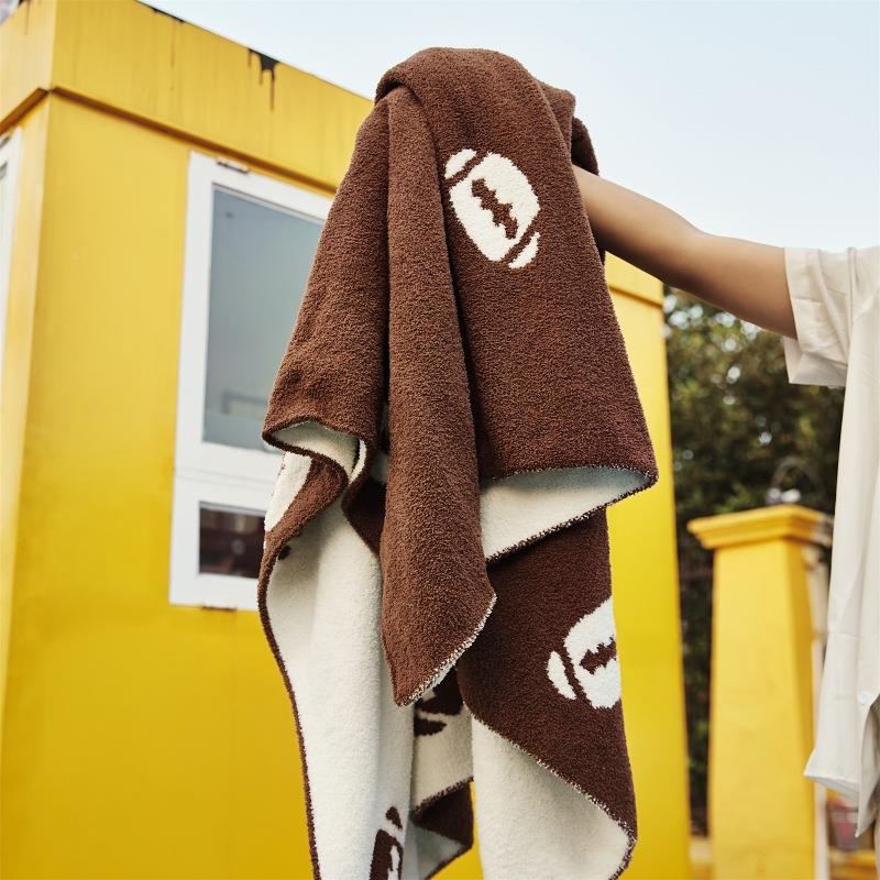 新中式国风沙发毛毯半室边毯子绒古风毛巾被秋冬公午睡NMM20241办