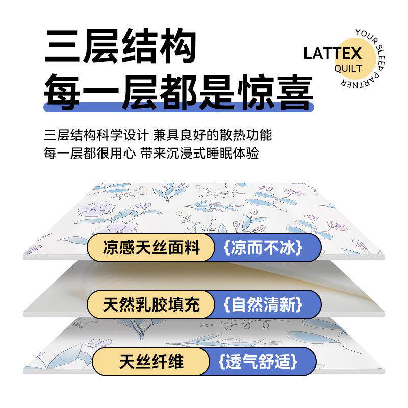 丝绵冰爆2丝凉感KKZ被子.3米1米.8厂家直供电商直播款夏凉被轻薄